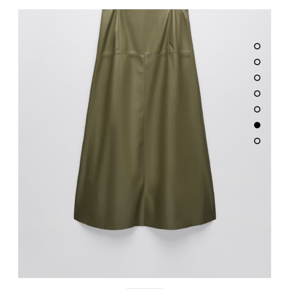 Olive Green Women's Skirt ZARA